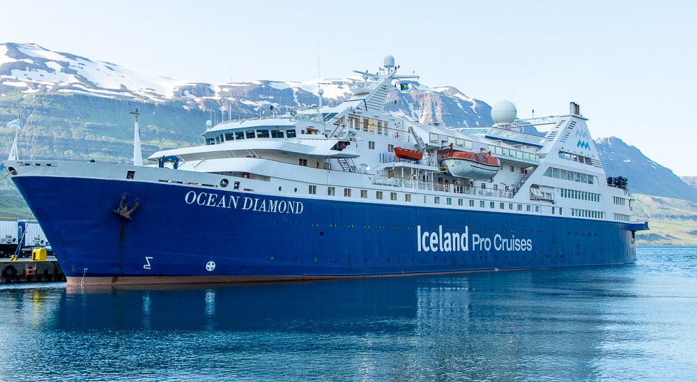 Iceland ProCruises Ocean Diamond ship